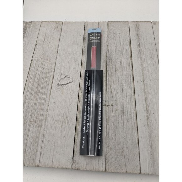 Vintage J&P Coats Flex Knit All Purpose Zipper 12" Red 128 - Picture 4 of 4